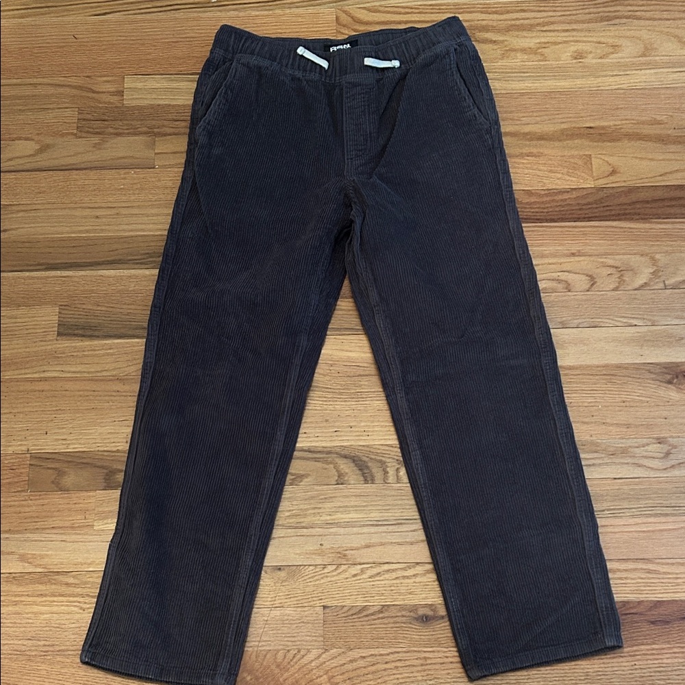 Men's RSQ Corduroy Pants - CHARCOAL
